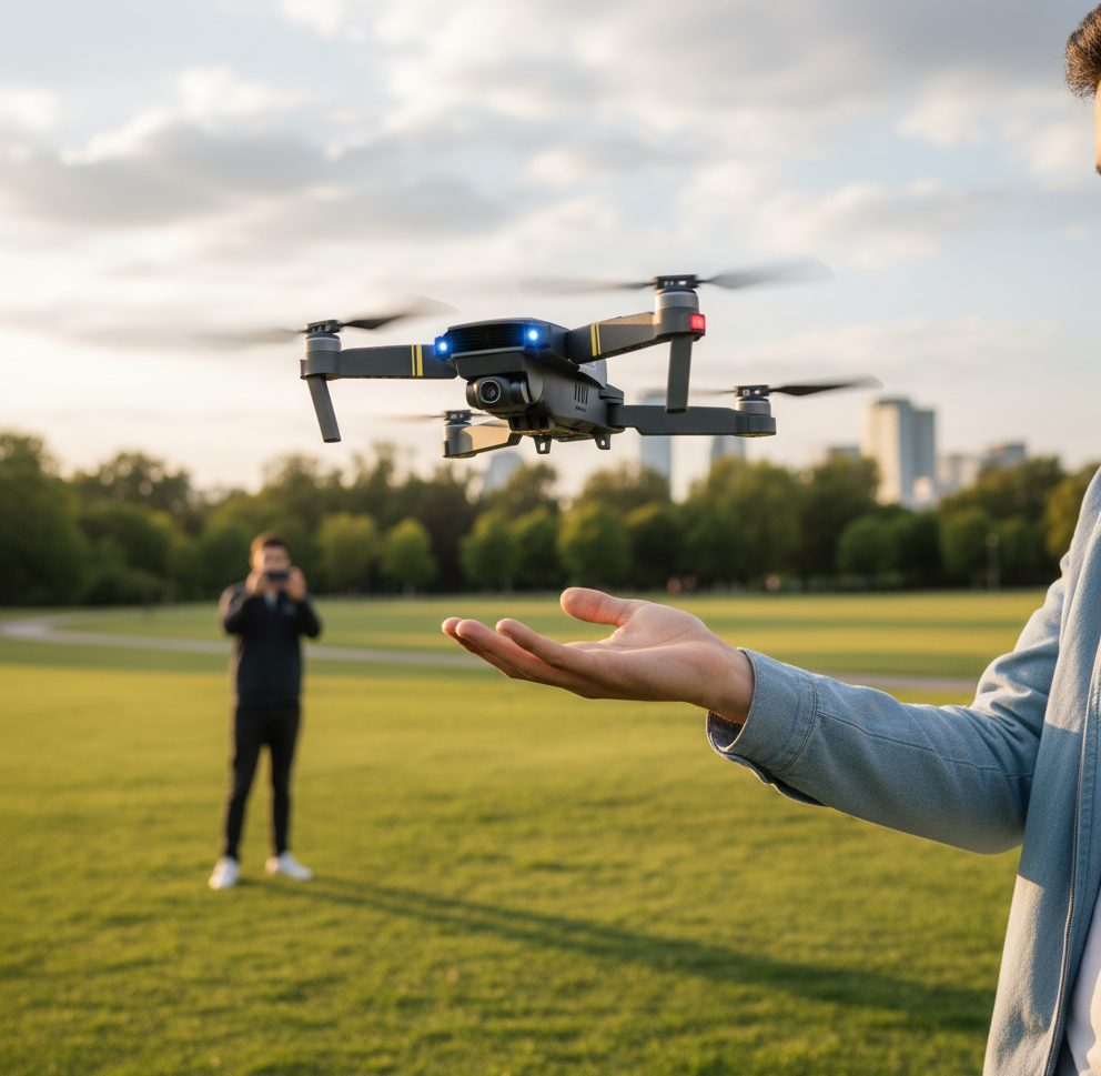 Drone 4K SKYHE 998 Pro – Dual Cámara, Wifi Inalámbrico y Diseño Plegable
