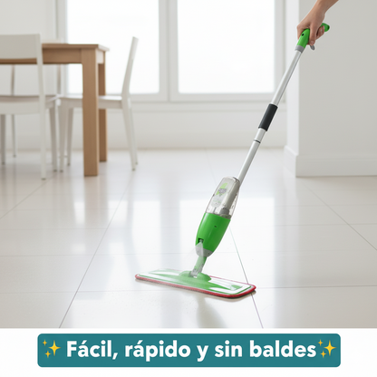 Mopa Spray con Tanque Reutilizable – Limpieza Rápida y Sin Esfuerzo