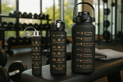 Botellas Motivacionales: Hidratación Con Estilo, Motivación Todo El Día