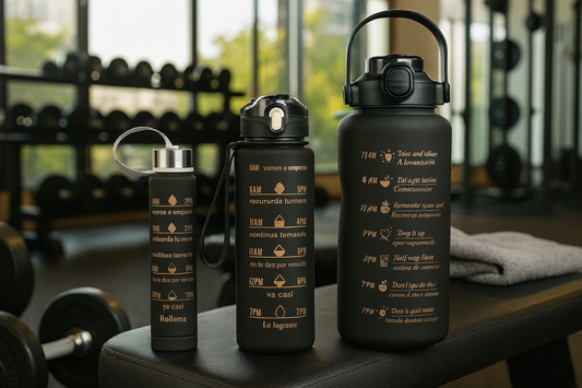 Botellas Motivacionales: Hidratación Con Estilo, Motivación Todo El Día