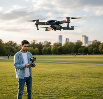 Drone 4K SKYHE 998 Pro – Dual Cámara, Wifi Inalámbrico y Diseño Plegable
