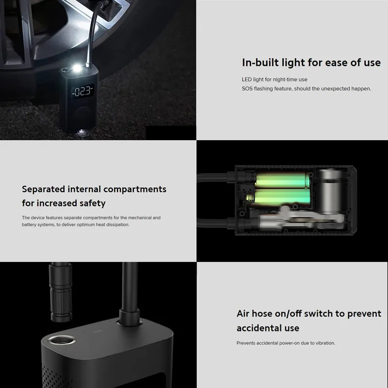 Compresor de aire eléctrico portátil