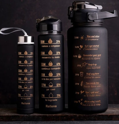 Botellas Motivacionales: Hidratación Con Estilo, Motivación Todo El Día