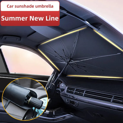 Parasol Protector de sol para coche, sombrilla de verano para Interior