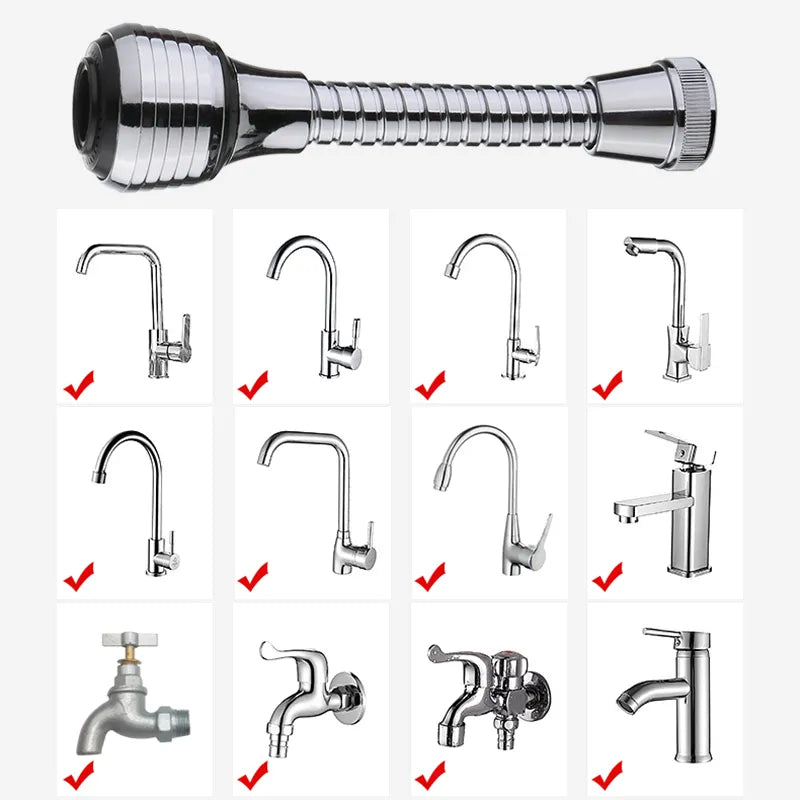 Extensor de grifo de alta presión, ahorro de agua