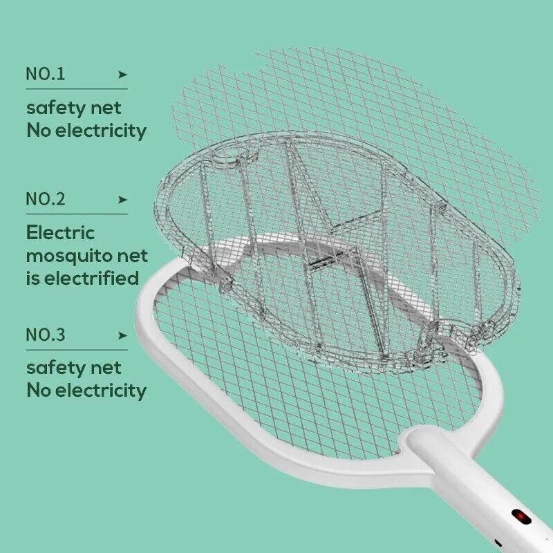 Matamosquitos eléctrico 3 en 1, RECARGABLE