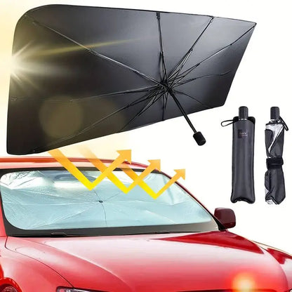 Parasol Protector de sol para coche, sombrilla de verano para Interior