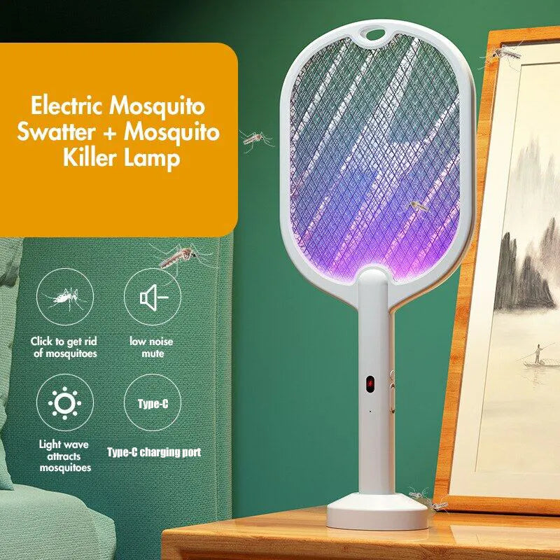 Matamosquitos eléctrico 3 en 1, RECARGABLE