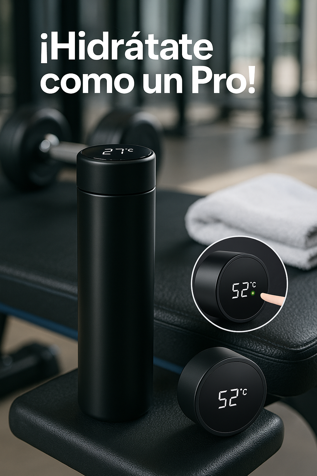 Termo Inteligente con pantalla Digital