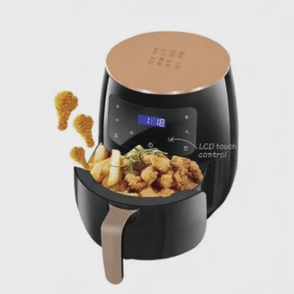 Freidora de Aire Digital 6 Litros - Cocina Saludable, Rápida y sin Aceite