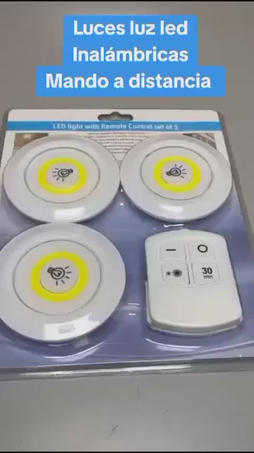 Luces Led Inalambricas CON CONTROL